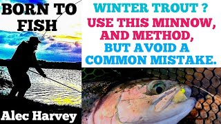 FLY FISHING -  WINTER FISHING " SOFT CHEESE MINNOW"