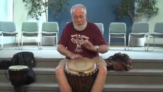 Greywoulf teaches djembe basics 1
