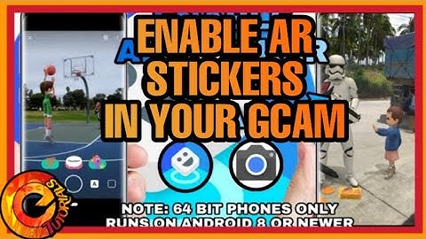 Install AR STICKERS/PLAYGROUND in your Google Camera