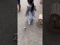 Taking her lion for a walk 🦁 #shorts