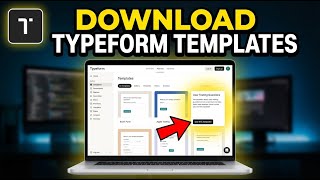 How to download Typeform templates for user testing questions - Beginner Guide