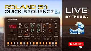 Roland S-1 Tutorial 🌊 Sequencer + Arp Tricks by the Sea