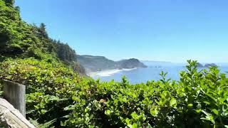 Short hike around Cape Meares area on a hot afternoon