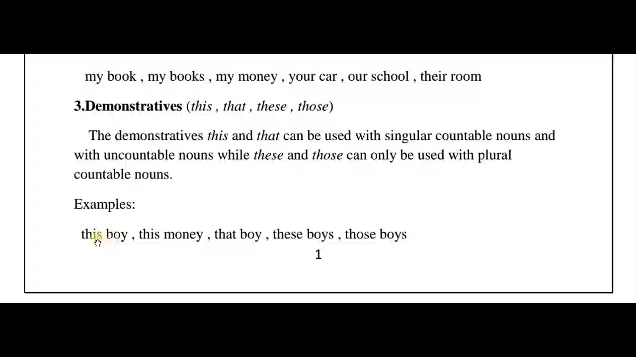 شرح مادة النحو مرحلة اولى كلية التربية الأساسية قسم اللغة الإنجليزية / شرقاط/ كورس الثاني