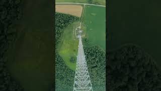 Jumping The Tallest Antenna In The World #Shorts