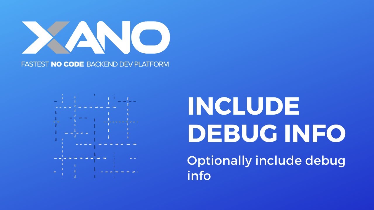 Optionally include debug information