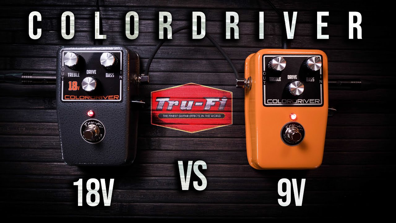 Tru-Fi Colordriver 9V version Fuzz Overdrive Guitar Pedal - tru-fi.com