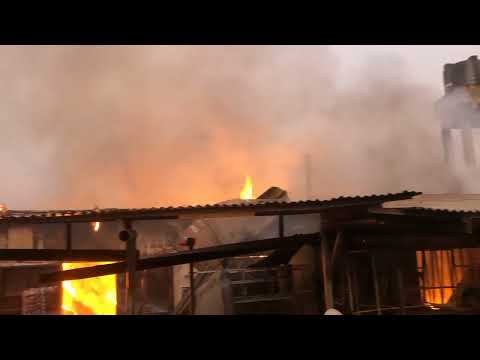 Fire Destroys Shops At Hohoe Lorry Station