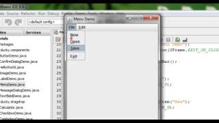 Lesson 24 Java Swing Menu 2