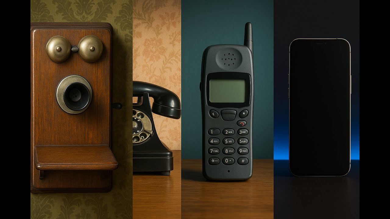 📱 Shocking Transformation: Evolution of Phones 1900–2025 | Phone Evolution Timeline