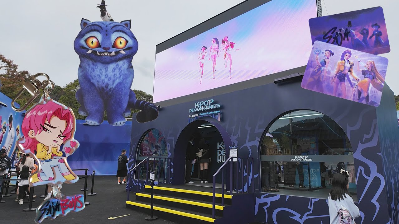 K-Pop Demon Hunters at Everland 에버랜드 케데헌 테마존 찐 후기 (ft. 굿즈)