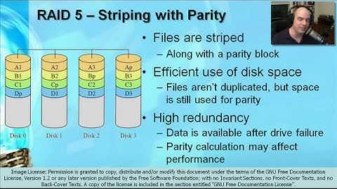 CompTIA A+ 220-601 (3.1), 220-602 (3.1) - Configuring RAID