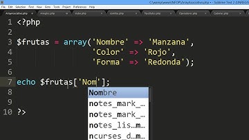Arreglos Asociativos - PHP