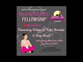 When Do We Know To Take Breaks And Step Back Watch Community Fellowship Mondays CST On YouTube Pso