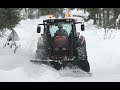 Valtra N121 Snowclearing Sweden 4K