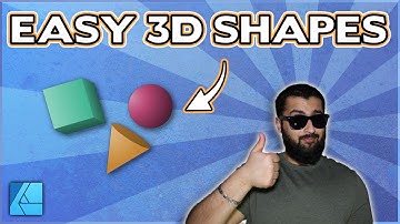 Make EASY 3D Shapes in Affinity Designer