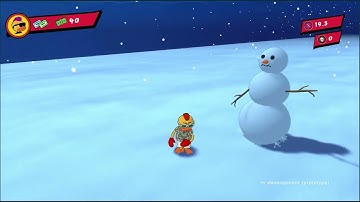 Punk Duck Jumps (3D platformer; Snowman enemy; Unity devlog 2024.10.26)