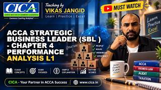 ACCA Strategic Business Leadership - Chapter 4 Performance Analysis L1