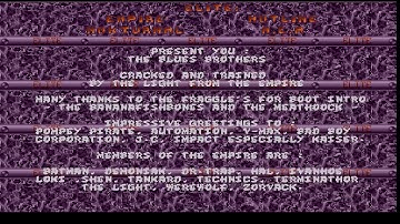 ATARI ST FULL OVERSCAN ELITE EMPIRE CRACKTRO I HAD CRT SONY TRINITRON KVT 25 & 27 INCHES MORE LINES