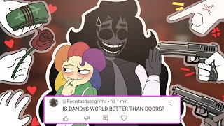 Dandys World And Doors Answer Strange Questions - Doors Animation - Haters And Fas