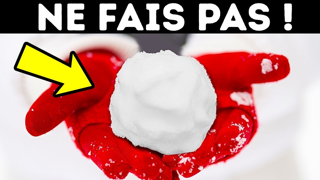 Ne mangez pas de neige ! + Autres choses qui vous sauveront en cas de situation extrême