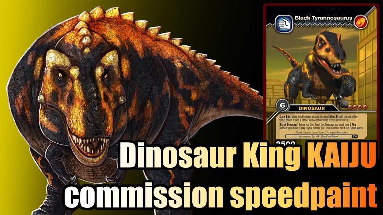 Dinosaur King Black Tyrannosaurus Rex