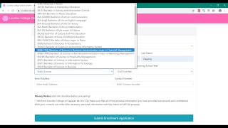 Lourdes College Online Enrollment Process