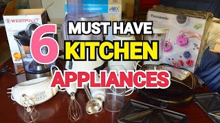 6 MUST HAVE KITCHEN APPLIANCES by (YES I CAN COOK)