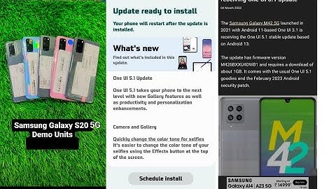 Samsung 5G Roll Out..& updates 5.1