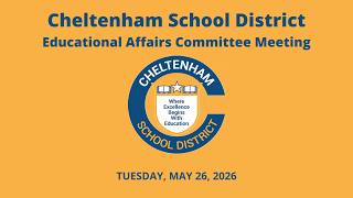 2026 05 26 Educational Affairs Committee Meeting