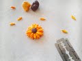 Sunflower with polymer clay