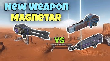 [WR] 💥 New Weapon Magnetar vs Shredder, quarker and punisher Preview comparison warrobots  WR.