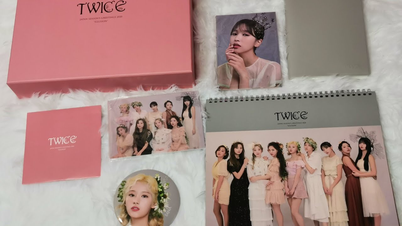 Unboxing Twice Illusion Japan Season's Greetings 2020 - YouTube