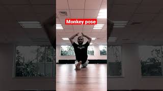 Power Yoga monkey pose #yoga  #Shorts
