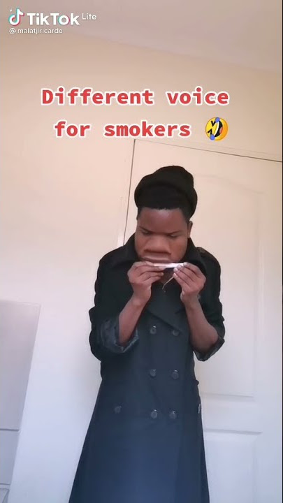 Different voice for smokers #shorts #smokers #funny