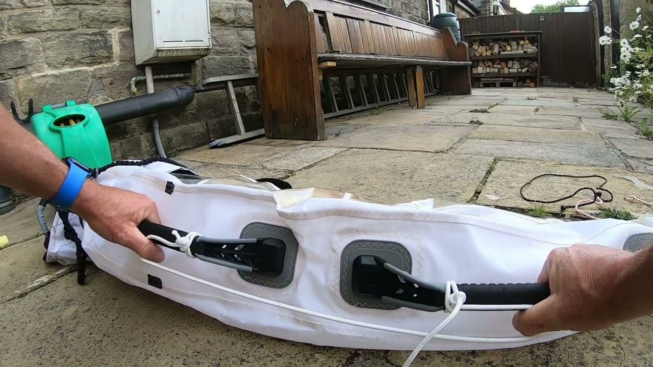 Wingfoil harness line rope. How to attach.