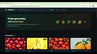 Grocery E-Commerce Website | React & Node.js Project Live Demo 🛒