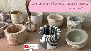 Quer aprender do jeito mais fácil? Vou ensinar como produzir lindas peças de cimento! Parte 1 screenshot 5