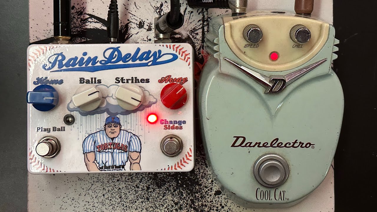 Danelectro Cool Cat Chorus (18V) 90s Chorus | Tortuga Effects Rain Delay