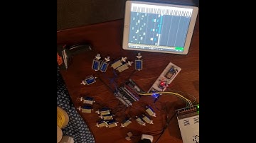 Sinister piano music, I have a bad feeling about this... #piano #arduino #playerpiano