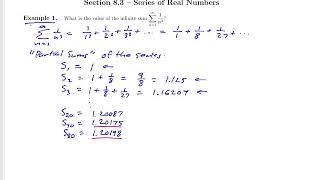 Math211 Section 8.3 Example 1