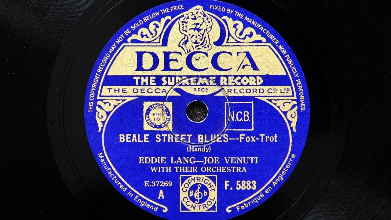 Guarda Joe Venuti-Eddie Lang and Their All Star Orchestra – Beale Street Blues (1931) su YouTube