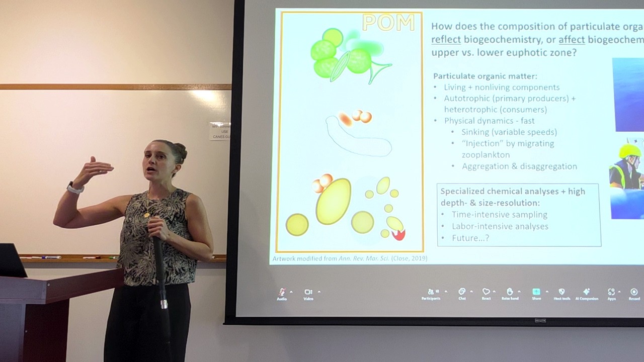 Hilary Close, Rosenstiel: Biogeochemistry of the Euphotic Zones