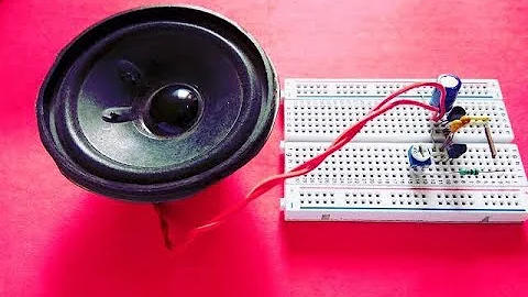 bc547 transistor audio amplifier