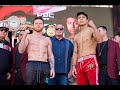 Canelo-Munguia full weigh-in / pesaje completo desde Las Vegas