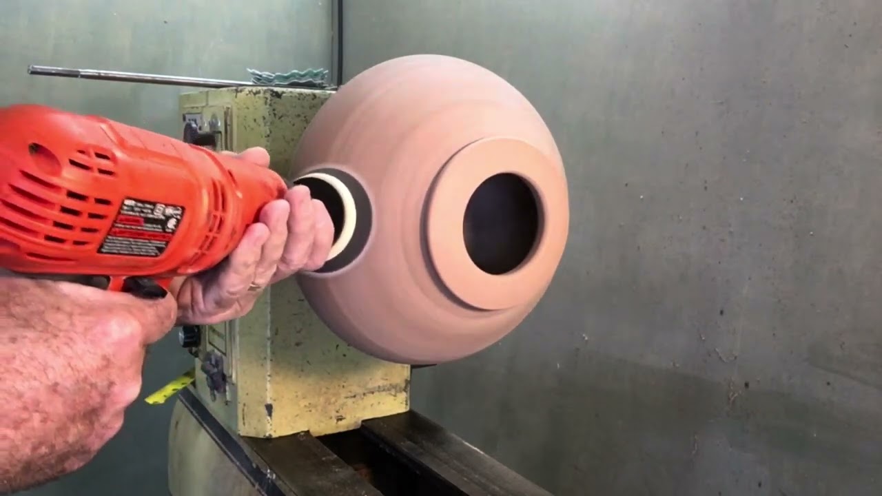 Woodturning and reworking oak crotch Bowl