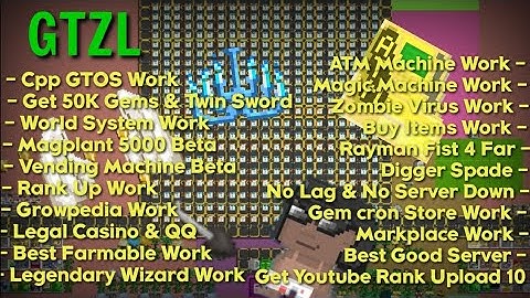 Growtopia Private Server GTZL | Best Server & CPP GTOS + Real GT Work | Link to Description ⭐
