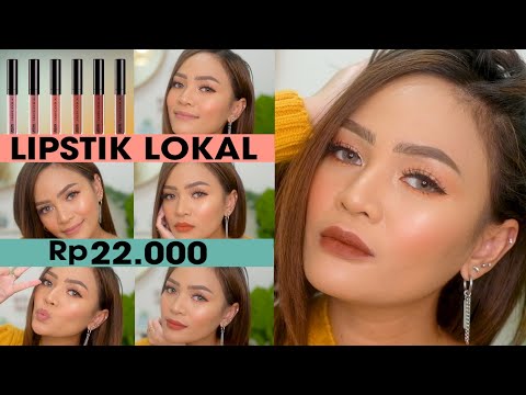 PIXY Matte In Love Lipstick Swatches + Tes Ketahanan 13+ Jam!!!. 