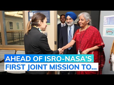 Nirmala Sitharaman At NASA's Goddard Space Flight Center During US Trip