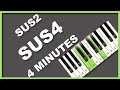 4 minutes pour comprendre et utiliser les accords suspendus sus2 - sus4